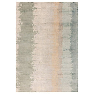 Juno Modern Abstract Tonal Ombre Hand-Woven Textured Shimmer Viscose Flatweave Verdant Sage Green/Beige/Grey/Mint/Taupe Rug-Asiatic Carpets-Rug Love - The Most Loved Rug Store